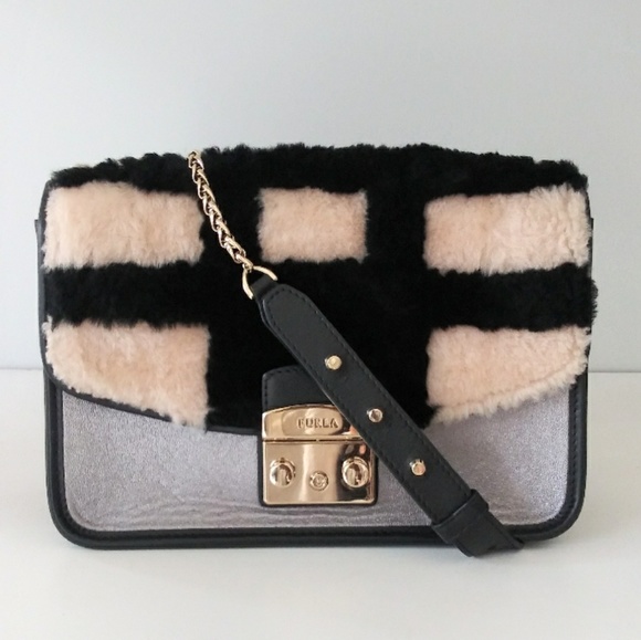 furla fur bag
